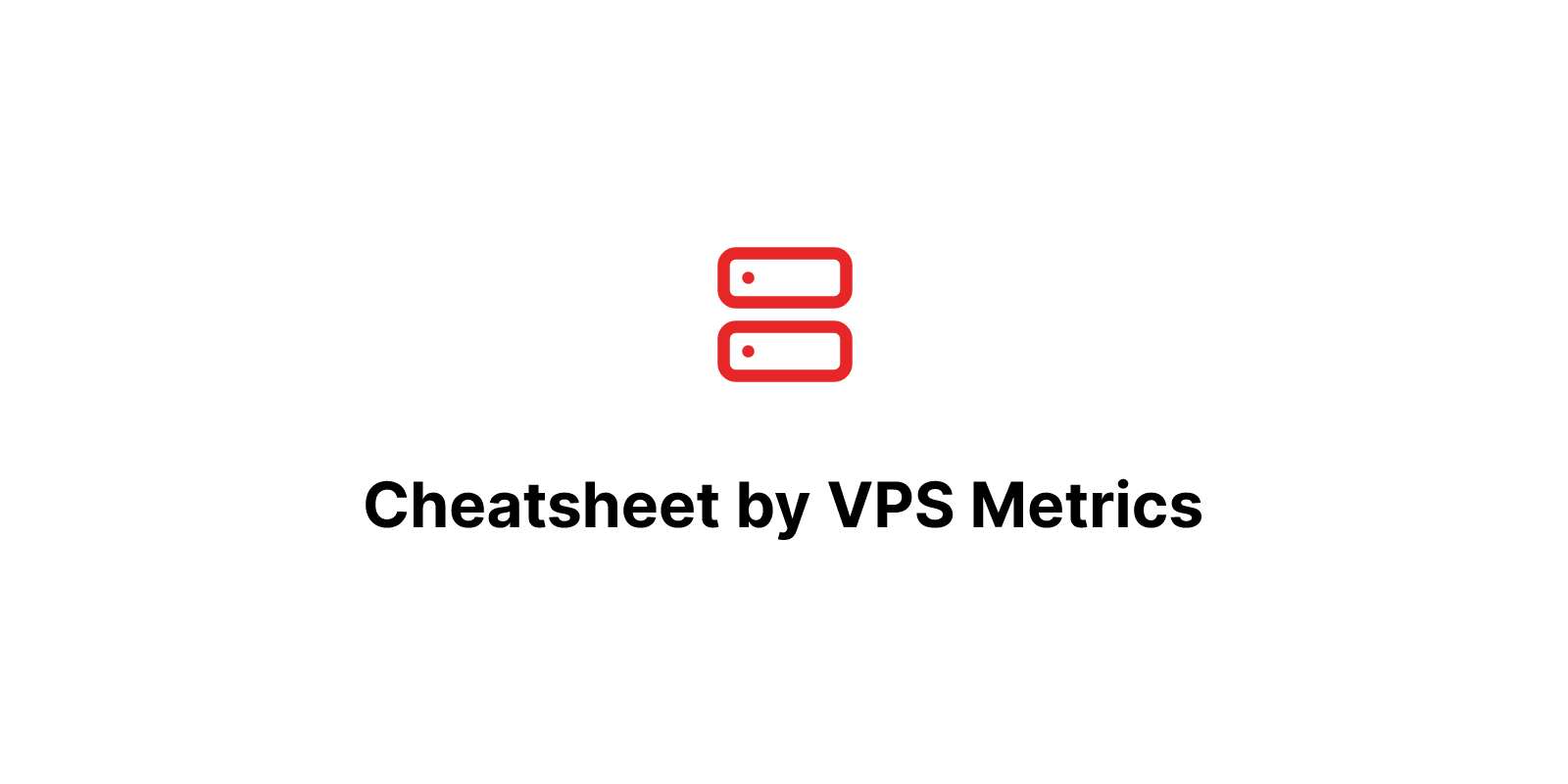 Free Developer Cheatsheets Quick Reference Guides Vpsmetrics